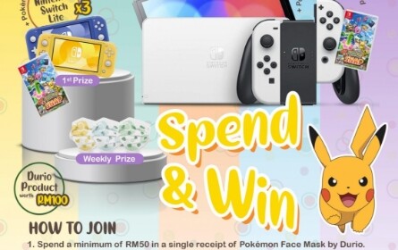 Durio x Pokémon Spend & Win Campaign