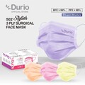 Durio 502 Stylish 3 Ply Surgical Face Mask- (50pcs)