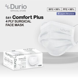 Durio 541 Comfort Plus 4 Ply Surgical Face Mask -(40pcs)