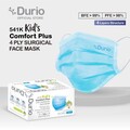 Durio 541K Kid’s Comfort Plus 4 Ply Surgical Face Mask (Blue) - (40pcs)
