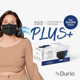 Durio 555 PLUS+ Trendish 4ply Surgical Face Mask - (40pcs)