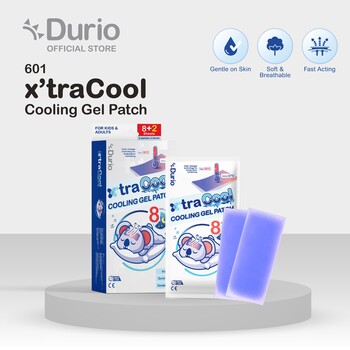 Durio 601 x'traCool Cooling Gel Patch - 8+2 sheets