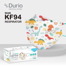 Durio 904K Kid’s KF94 Respirator Dinosaur - (10pcs)
