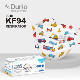 Durio 904K Kid’s KF94 Respirator - Cars Story - (10pcs)