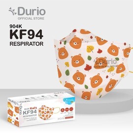 Durio 904K Kid’s KF94 Respirator - Honey Bear - (10pcs)
