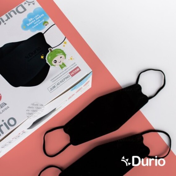Durio 904K Kid’s KF94 Respirator (Black & White)  - (40pcs)