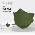 Durio 904 KF94 Respirator (Army Green) - (10pcs)