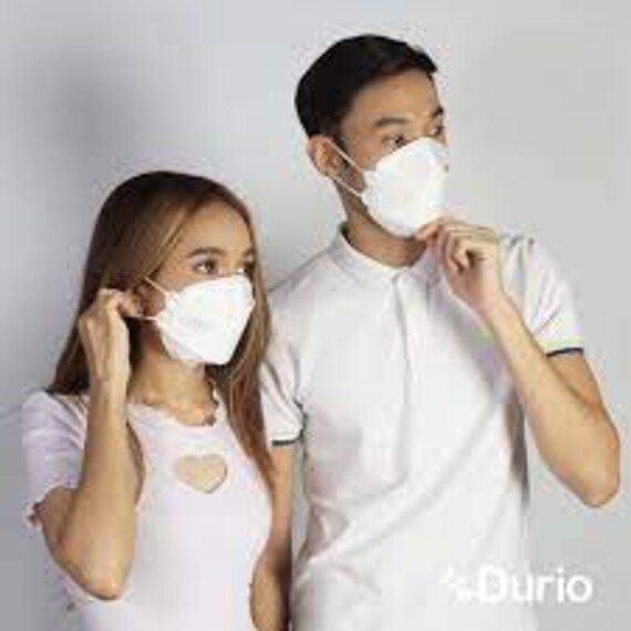 Durio 904 KF94 Respirator (White) - (40pcs)