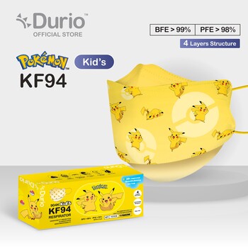 Durio 904K Kid’s Pokémon KF94 - Pikachu-  (10 Pcs)