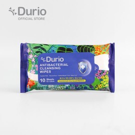 Durio Antibacterial Cleansing Wipes 10 sheets 
